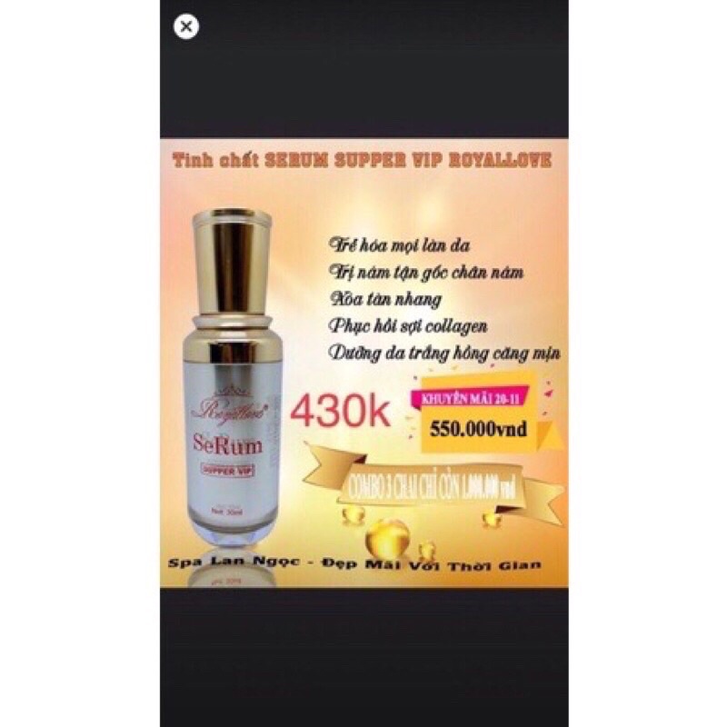 💎Serum nám SUPPER VIP ROYALLOVE-30ml 💎