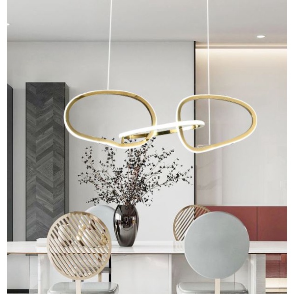 Đèn thả MONSKY BERHU 3 vòng độc đáo, hiện đại [ẢNH THẬT 100%
