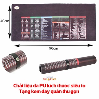 Lót chuột phim tắt Excel, MS-Office, Photoshop, Autocad da PU 40x90cm