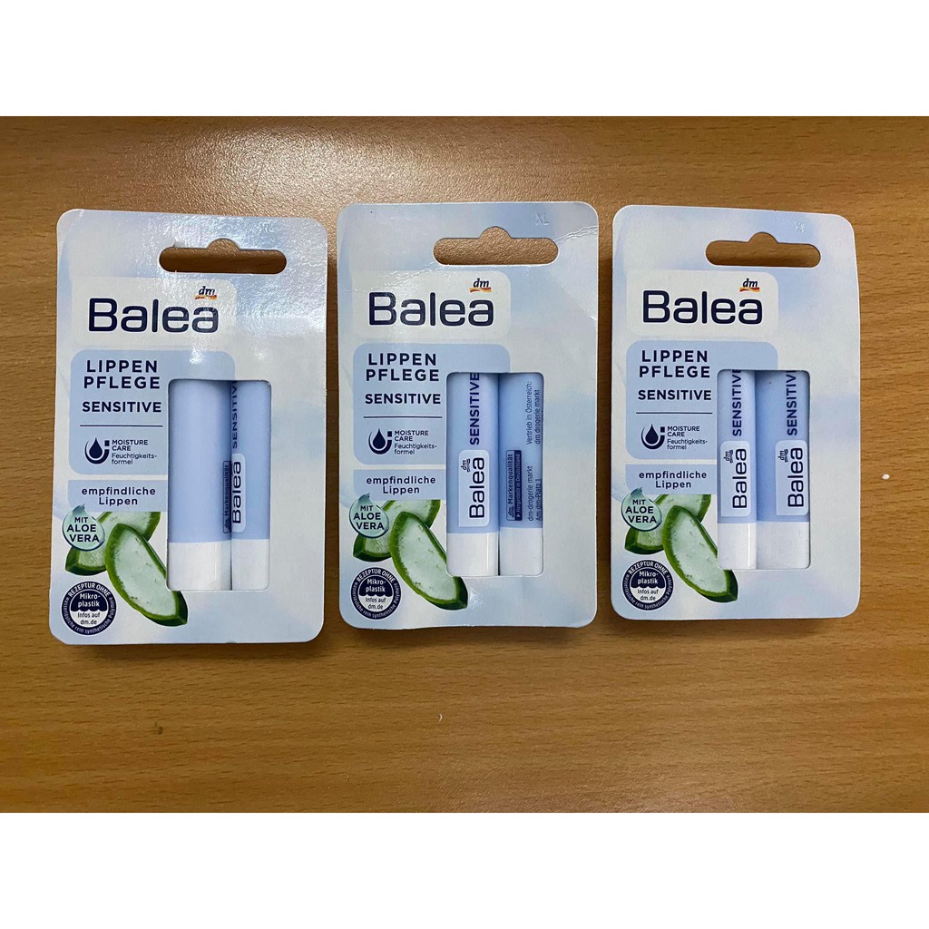 Son dưỡng môi Balea Đức 4,8g dưỡng ẩm mềm mại cho môi khô, da nhạy cảm - Gemizy Shop