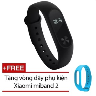 vòng đeo tay miband 2 tặng dây đeo xanh dương