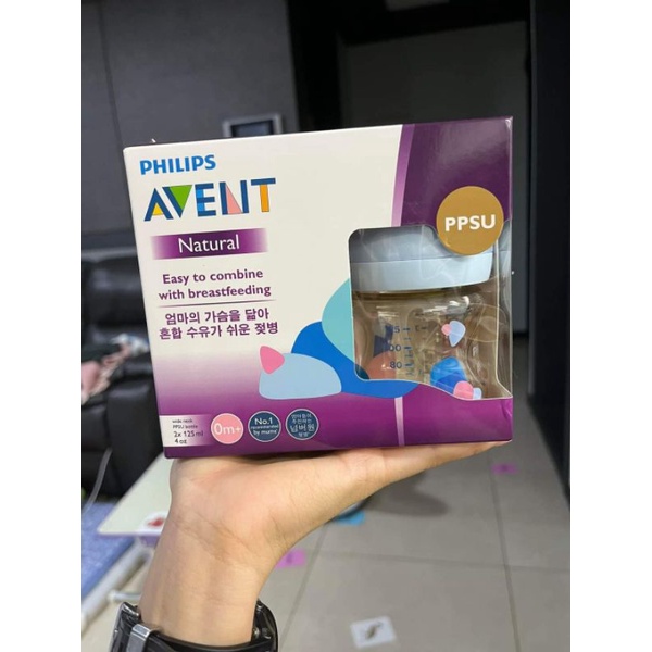 BÌNH SỮA AVENT PPSU phiên bản Hàn 125ml/260ml