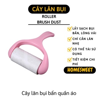 [Có sẵn] Cây Lăn Bụi Quần Áo Cán Cong Làm Sạch Lông Chó Mèo Trên Ga Giường 3737