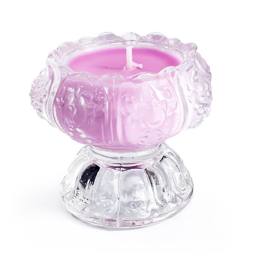 [8 màu] Ly nến thơm hoa sen Miss Candle FTRAMART NQM5647 (Lựa chọn màu)