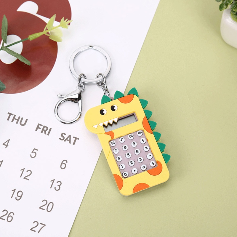 Móc Khóa Hình Khủng Long Hoạt Hình Mini Dễ Thương