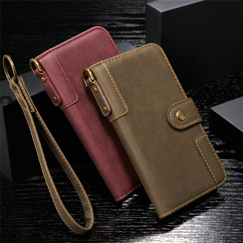 Bao Da Pu Vintage Có Ngăn Đựng Thẻ Cho Iphone 12 Mini 11 Pro X Xs Max Xr Se 2020 7 8 | BigBuy360 - bigbuy360.vn