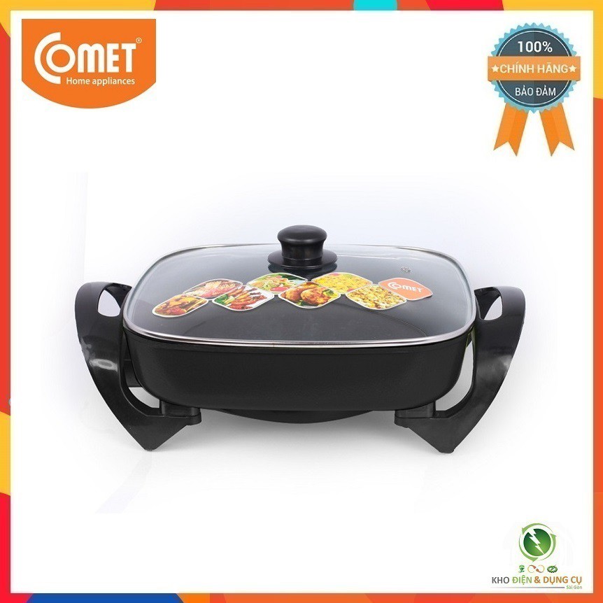 NỒI LẨU ĐIỆN COMET CM7736 ĐA NĂNG TIỆN DỤNG ( NẤU LẨU, SÚP, CHIÊN, XÀO, NƯỚNG, HẤP ... )