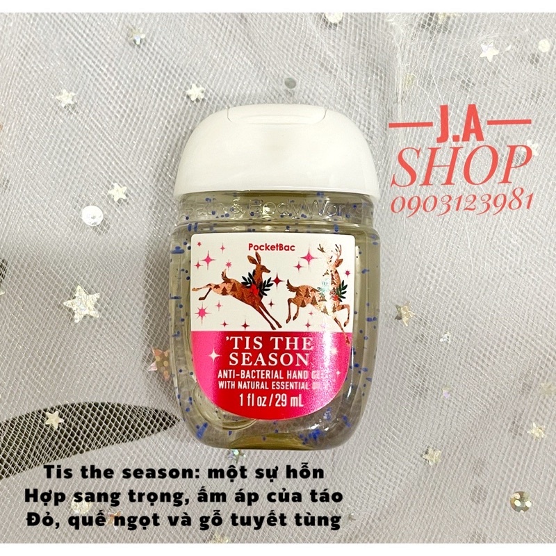 (Nhóm Mùi Mát) Nước Rửa Tay Khô Bath and Body Works Dung Tích 29ml (JA Shop) Gel Rửa Tay Khô