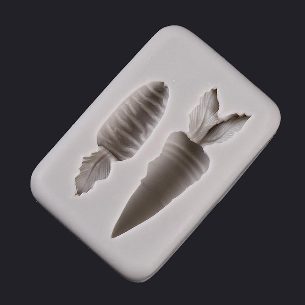 AUGUSTINA Khuôn Silicone Làm Bánh Tạo Hình Củ Cà Rốt Độc Đáo Tiện Dụng