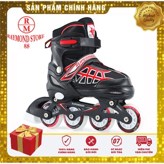 [Free Ship_Tặng Bảo Hộ] Giày patin 4 bánh phát sáng SUPER RIDDER
