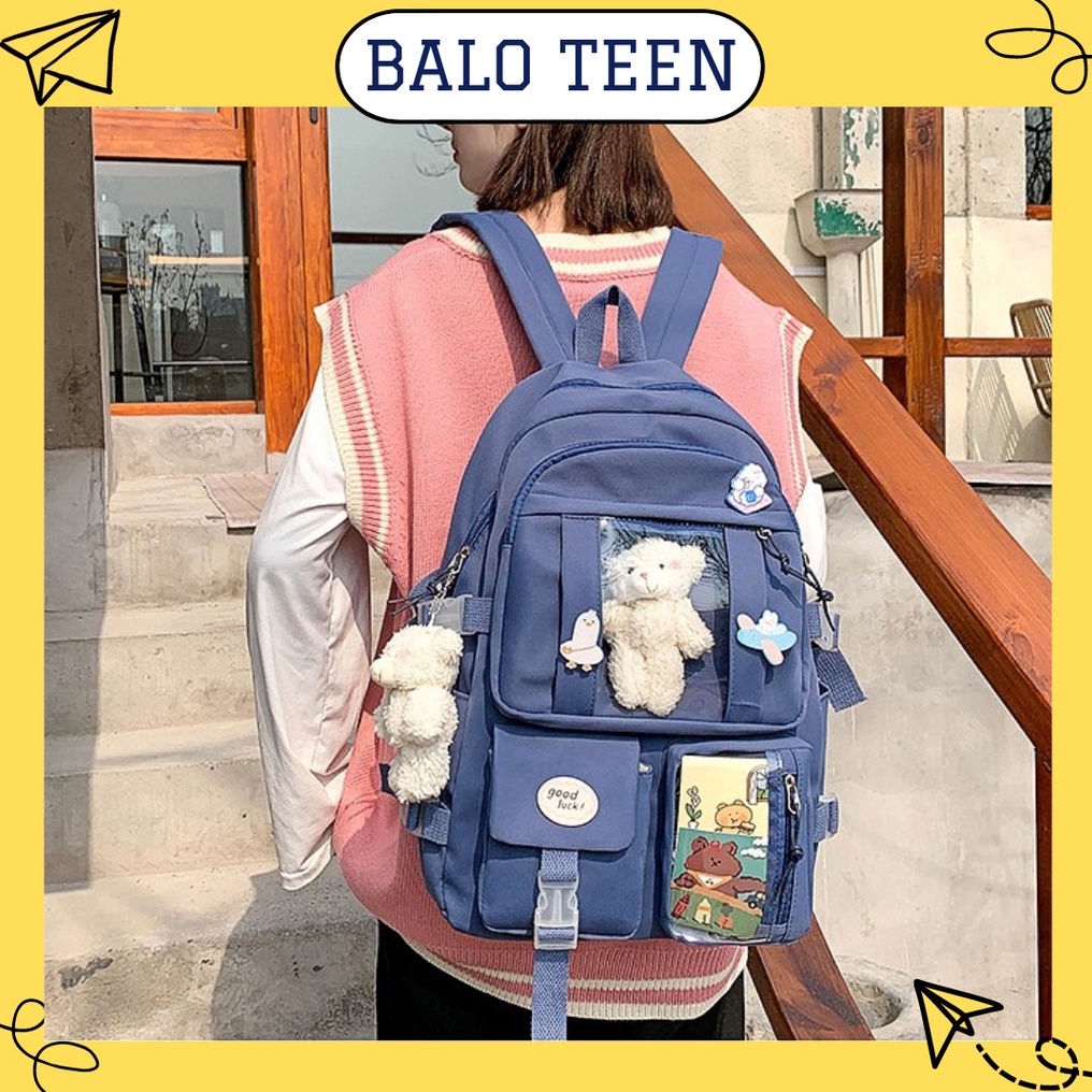 BALO - TÚI CẶP XÁCH ĐI HỌC NỮ THỜI TRANG THỂ THAO ĐẸP ULZZANG TEEN HÀN QUỐC TÚI TRONG