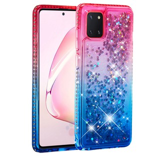 Ốp điện thoại TPU họa tiết lấp lánh cho Samsung A81 M60S Note10lite A91 M80S S10lite S20 Plus Ultra S11 S11E S11 plus