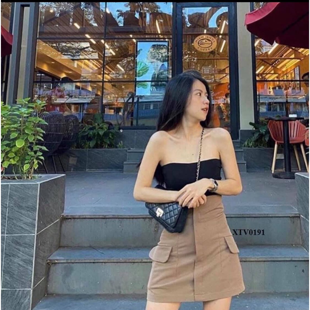 CHÂN VÁY CHỮ A CẠP CAO TÚI SƯỜN 🌺PHONG CÁCH HÀN QUỐC🌺  DÁNG ĐẸP CHẤT KHÔNG XÙ LÔNG | BigBuy360 - bigbuy360.vn