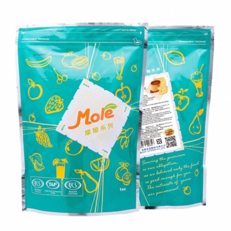 Bột Pudding trứng Mole Maulin 100g ( tách từ túi nguyên 1kg)