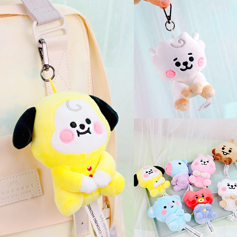 Móc Khóa Nhồi Bông Hình Các Nhân Vật Bt21 Của Bts