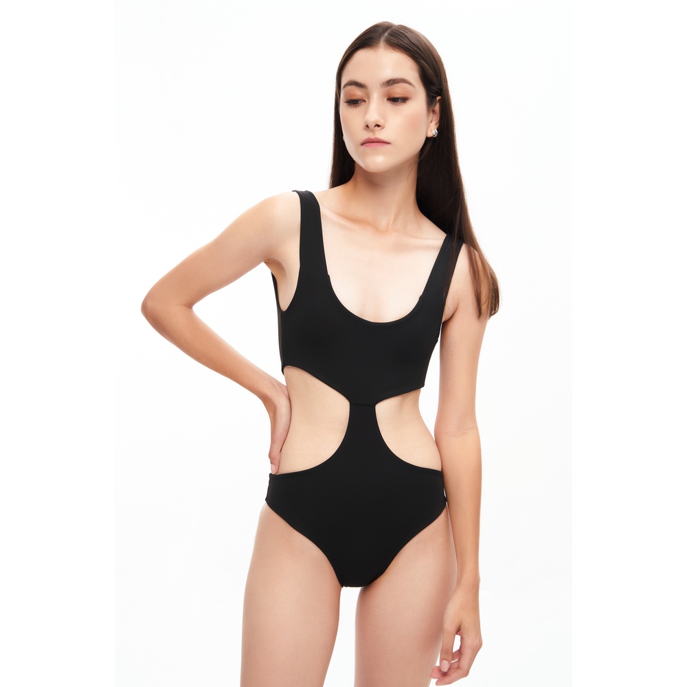 Đồ bơi một mảnh cut-out ở eo, là min - DOUBLE SIDE CUTOUT SWIMSUIT