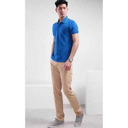 Áo polo nam ARISTINO APS009S8 sợi cuppro cao cấp  S-M (50-kg kg)  slim