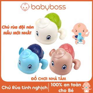 Đồ chơi thả bồn tắm chú rùa bơi lội chạy dây cót tinh nghịch cho bé yêu - babyboss