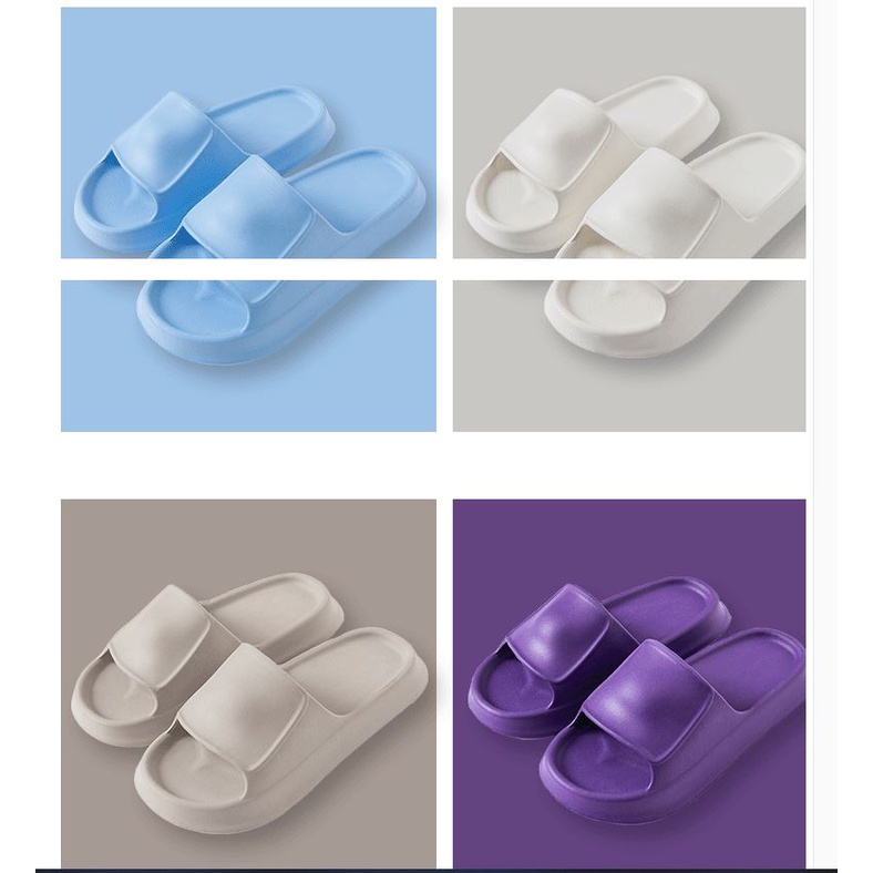 Dép quai ngang cặp đôi nam nữ trơn màu - US682 kèm ảnh thật