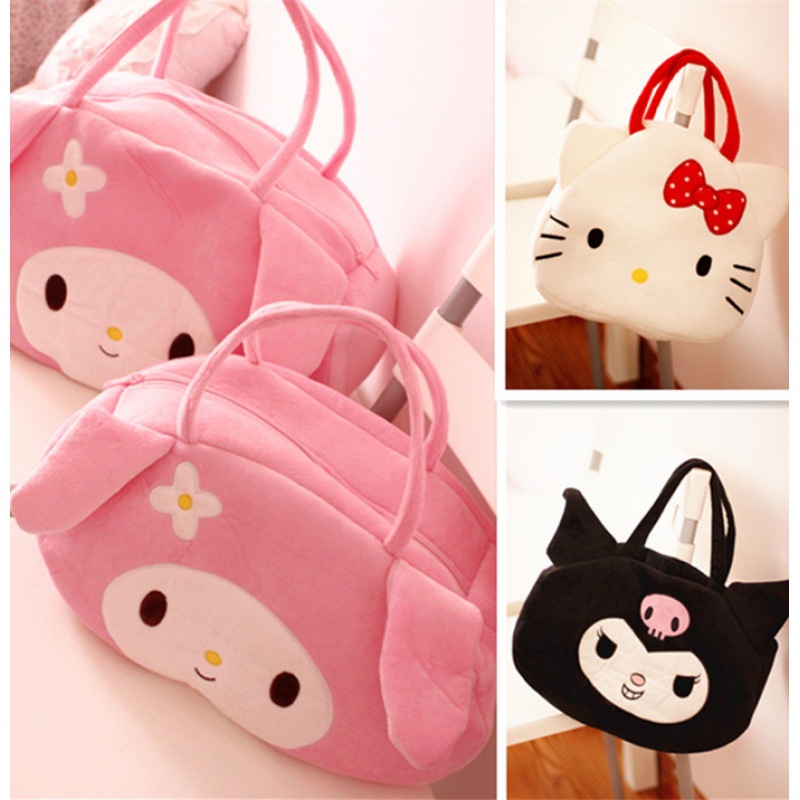 Túi xách Sanrio Cinnamoroll Kuromi Melody XO hình chim cánh cụt mèo hello kitty