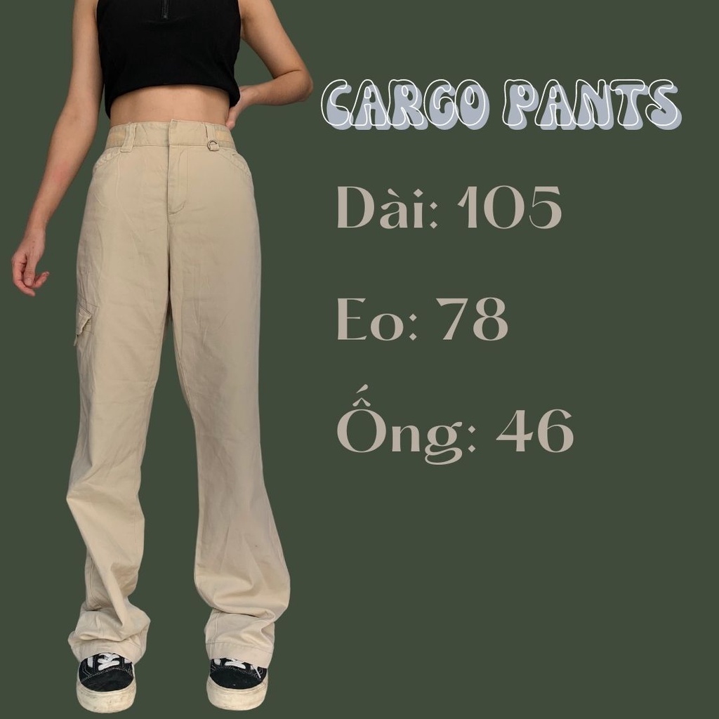 Cargo pants, quần túi hộp 2hand, secondhand