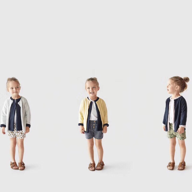 Áo len cardigan Zara bé gái 1-6Y