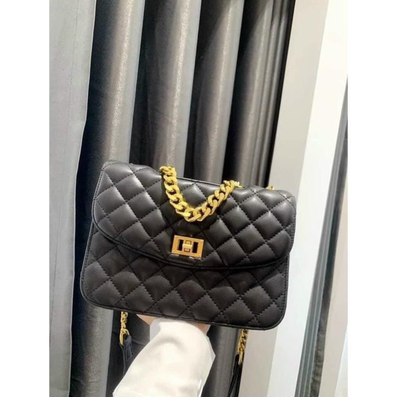 💼[ẢNH THẬT]  Túi xách đeo chéo CNK trám 3 ngăn  đựng, size 20cm siêu xinh, túi xách cao cấp, túi xách giá rẻ | BigBuy360 - bigbuy360.vn