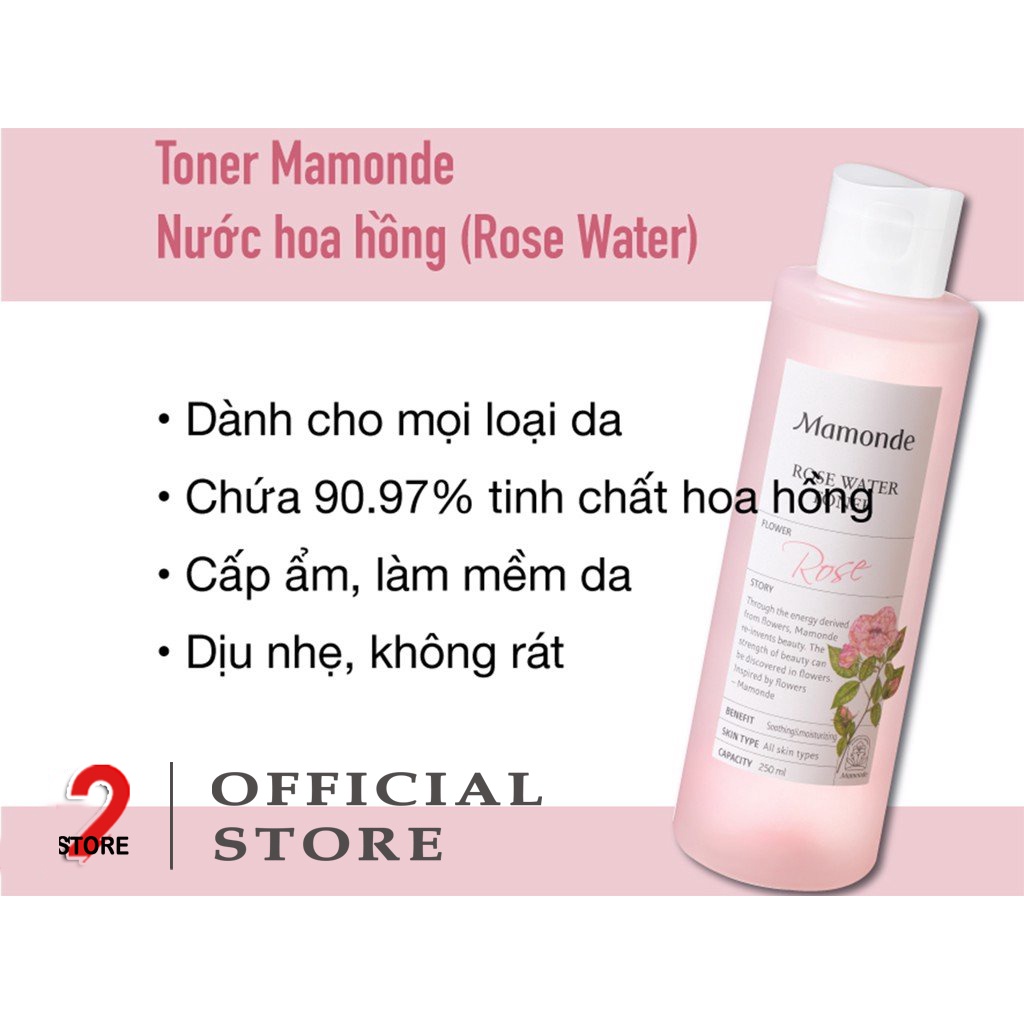 Nước Cân Bằng Kiềm Dầu Mamonde Toner mẫu mới 250ml