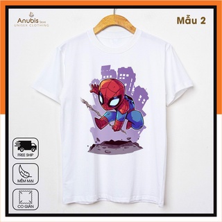 (4 MẪU) ÁO THUN MARVEL CHIBI SIÊU CHẤT