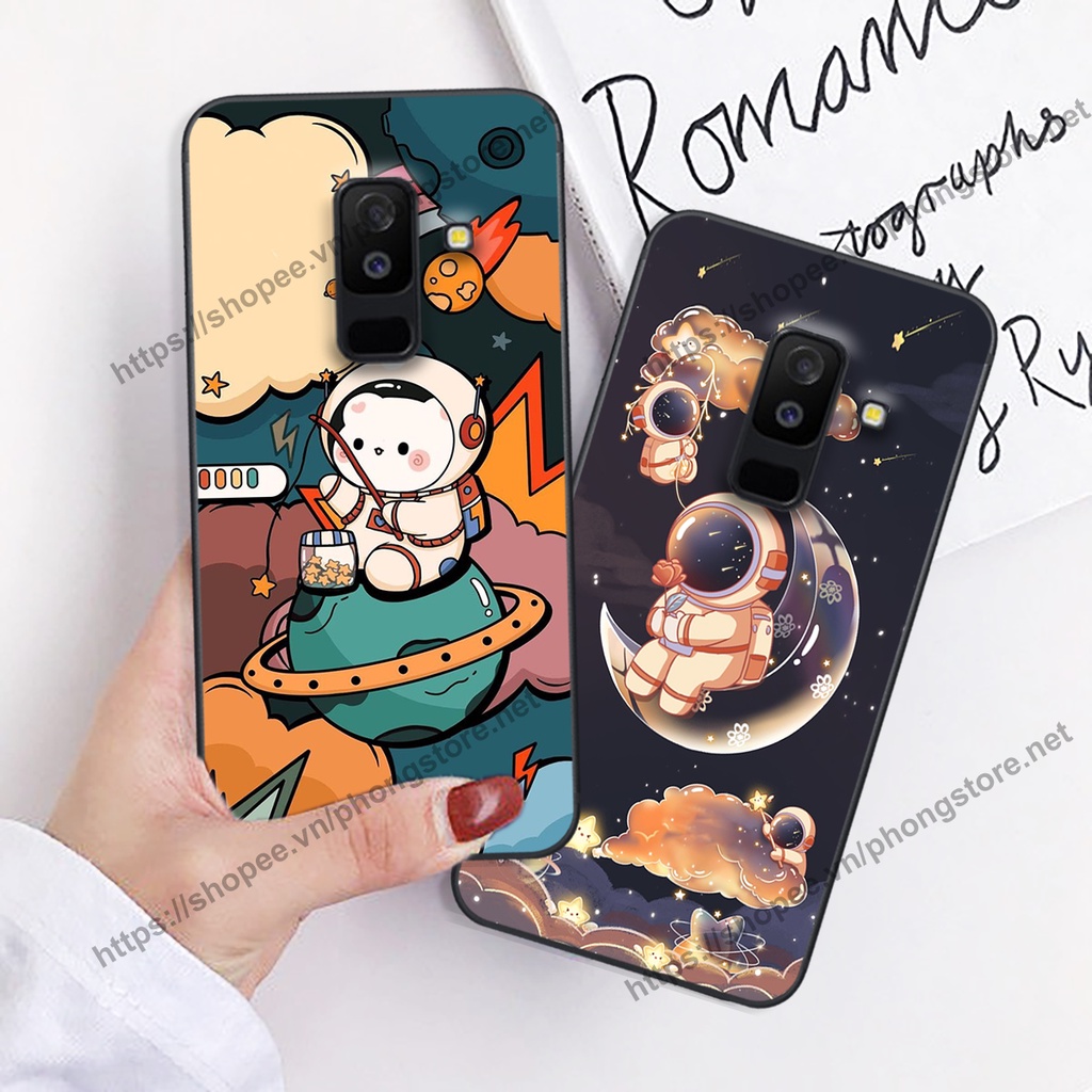 Ốp lưng Samsung J8 vũ trụ phi hành gia cực hot siêu cute-rẻ-bền