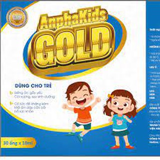 AnphaKids Gold - Tăng đề kháng cho bé giúp bé khỏe mạnh, ăn ngon, ngủ tốt, tiêu hóa tốt