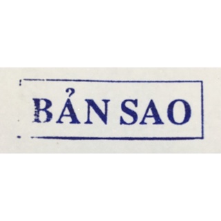 Con dấu liền mực Bản Sao