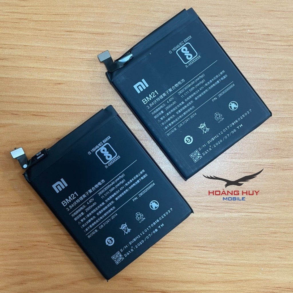 Pin Xiaomi Mi Note BM21 Dung Lượng 3000mAh Hàng Zin Nhập Khẩu Bảo Hành 6 Tháng 1 Đôi 1/Cam Kết Chất Lượng