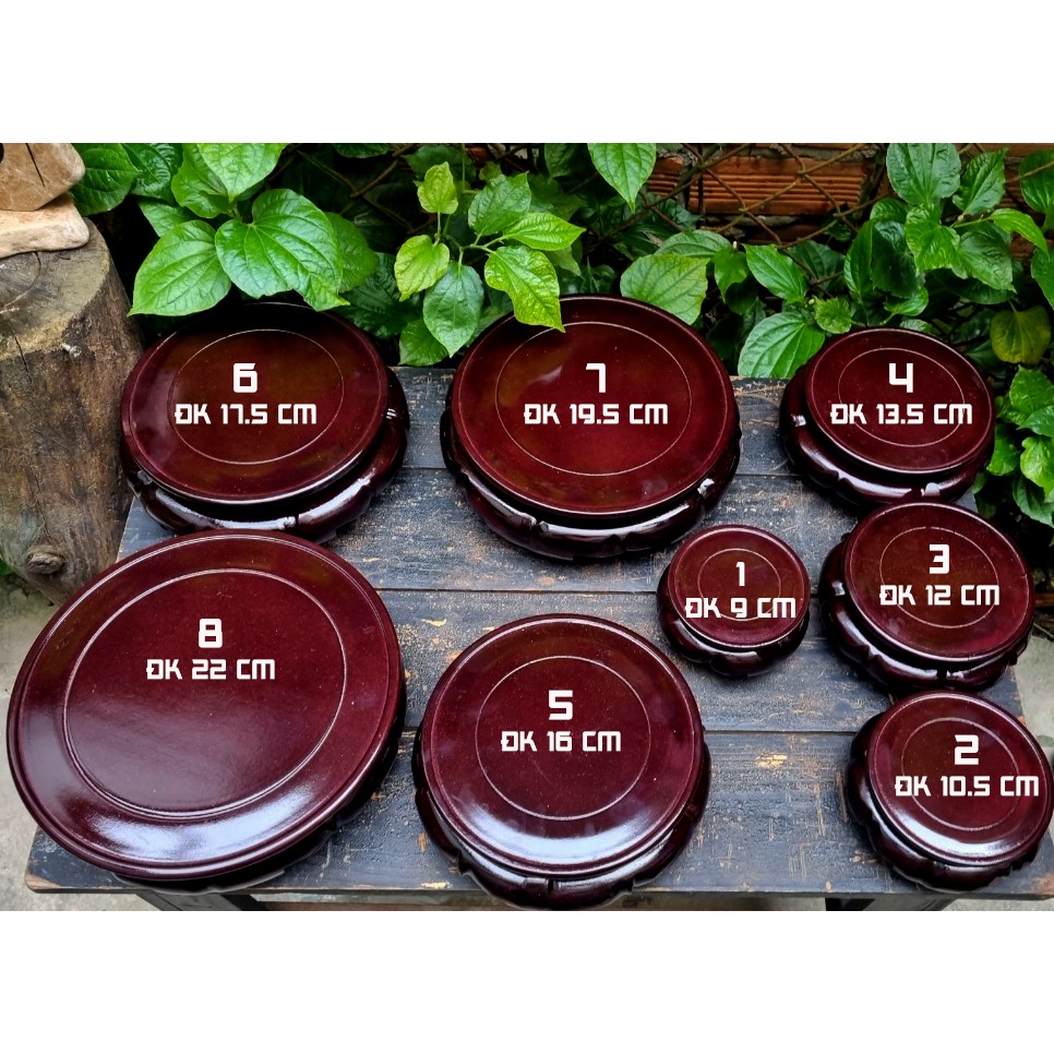 Đế gỗ tự nhiên để đặt tượng , trang trí phong thủy, trưng bày sản phẩm, để chậu hoa/tượng Phật