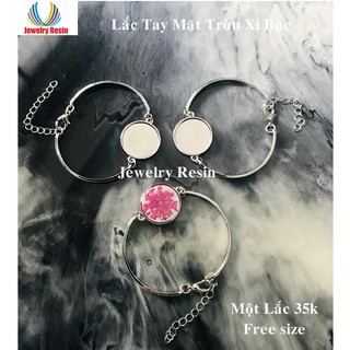 Lắc Tay Mặt  Tròn Xi Bạc