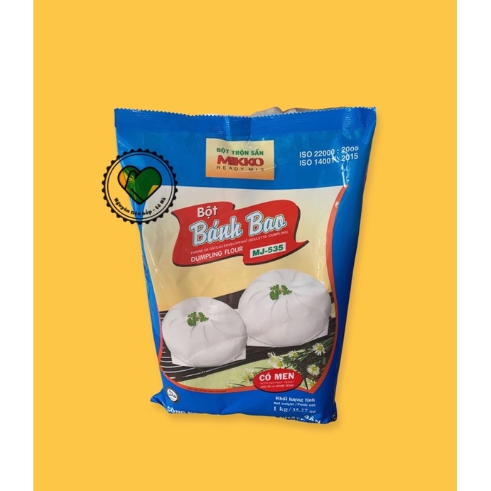 Bột Bánh bao mikko 1kg - bột bánh bao có men