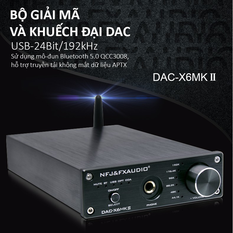 Bộ Giải Ma Am Thanh Bluetooth 5 0 Fx Audio Dac X6 Mkii Giảm Chỉ Con 1 500 000 đ