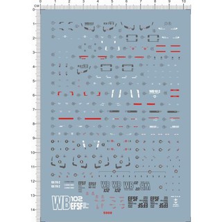 Decal nước rg 1/144 gundam rx 78