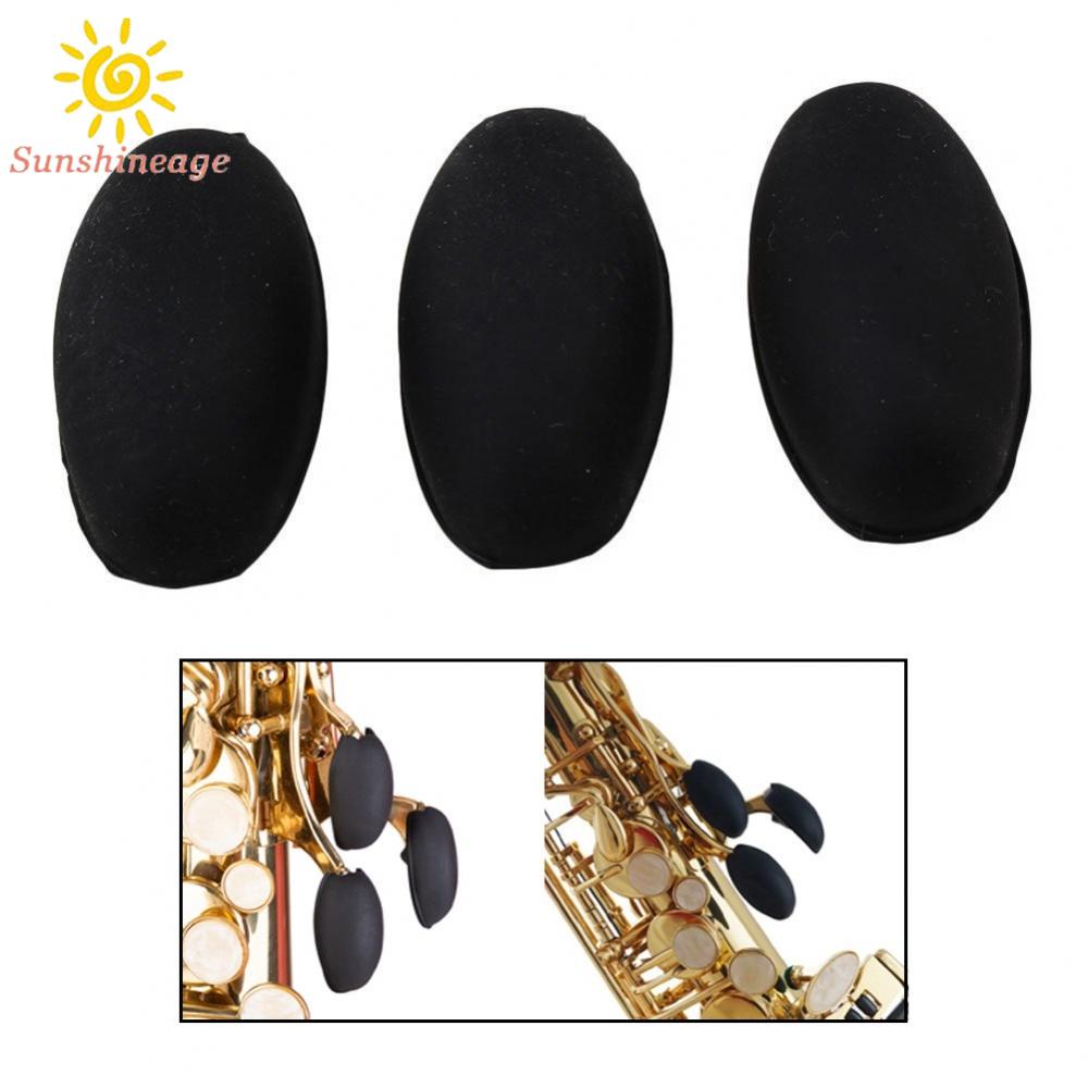SUNAGE- ~Saxophone Key 3Pcs 8 G Black For Alto Tenor Soprano Keys Risers Rubber【SUNAGE-HOT Fashion】