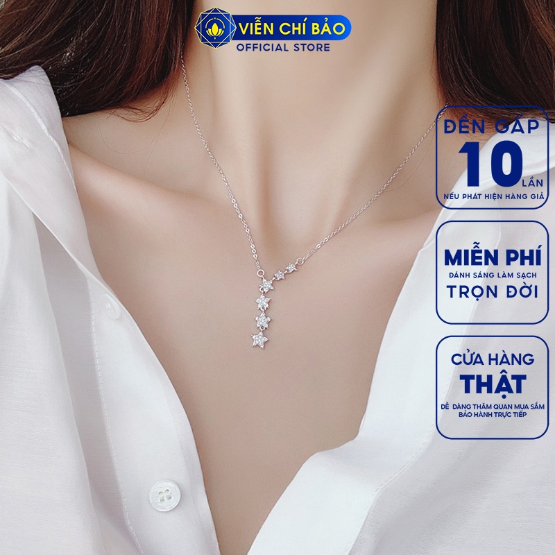 Dây chuyền bạc nữ Dải Ngân Hà chất liệu bạc 925 thời trang phụ kiện trang sức nữ Viễn Chí Bảo D400801