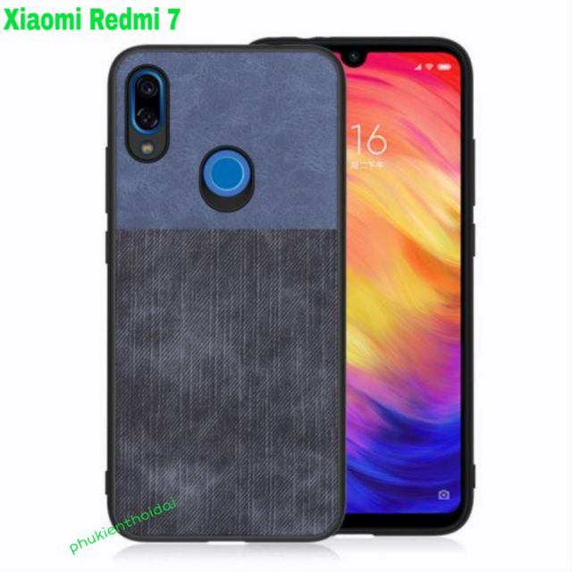 Ốp lưng Xiaomi Redmi 7 FREESHIP Từ 50k chống sốc vân da bò thời trang cao cấp chất đẹp