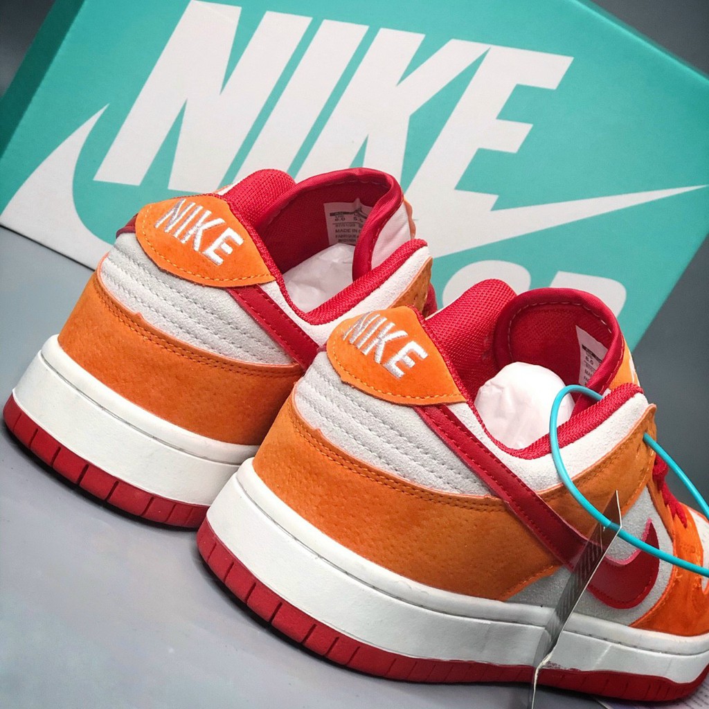 [fullbox] Giày sneaker Sb hàng đẹp màu cam trắng nam nữ cực đẹp