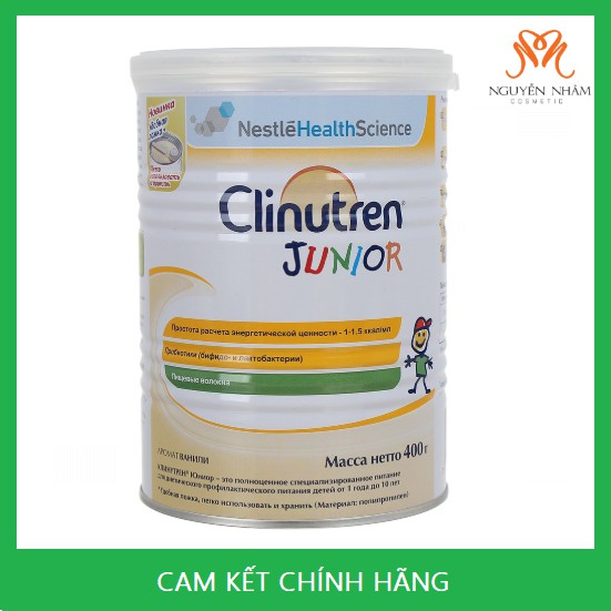 SỮA TĂNG CÂN CLINUTREN JUNIOR NGA 400Gr (Hàng Xách Tay + Bill)