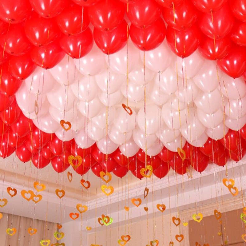 Set dây ruy băng buộc bong bóng trang trí độc đáo