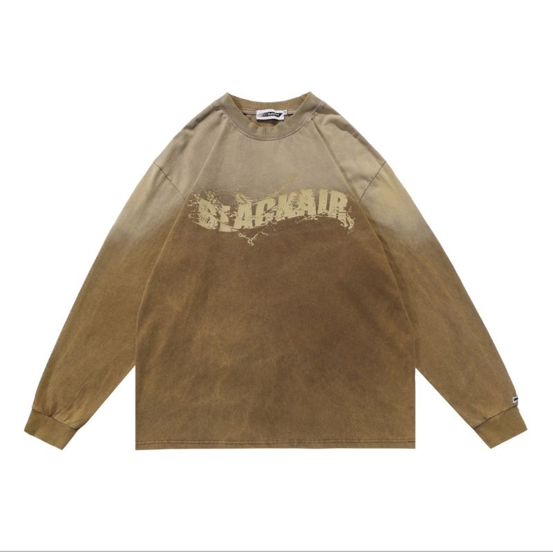 Áo thun dài tay BLACK AIR loang - áo long slevee cotton
