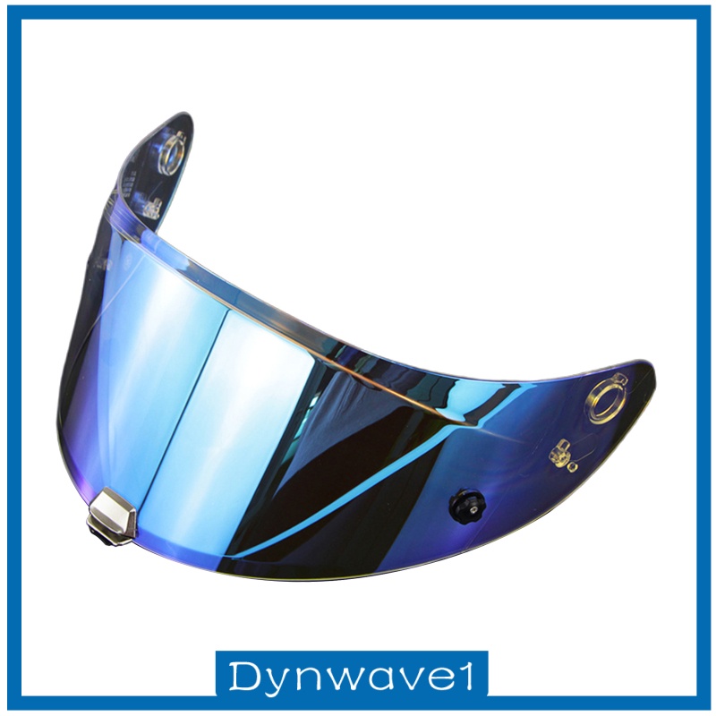 [DYNWAVE1] 2pcs Motorcycle Helmet Visor Lens for HJ-26 RPHA11 RPHA70 revo red + blue