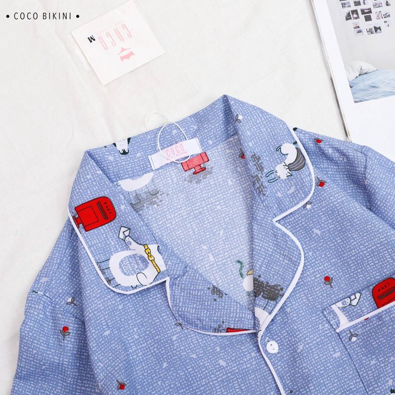 [Mã WA1606 giảm 15% đơn 99k] 𝑪𝑶𝑪𝑶 𝑩𝑰𝑲𝑰𝑵𝑰 Bộ Đồ Ngủ - Đồ Mặc Nhà Kate Thái ( KT254 ) | BigBuy360 - bigbuy360.vn