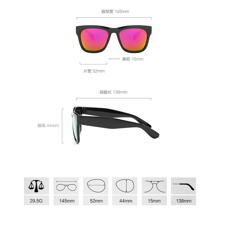 Kính Mát Gọng Vuông Phong Cách Hàn Quốc Cho Nữ | BigBuy360 - bigbuy360.vn