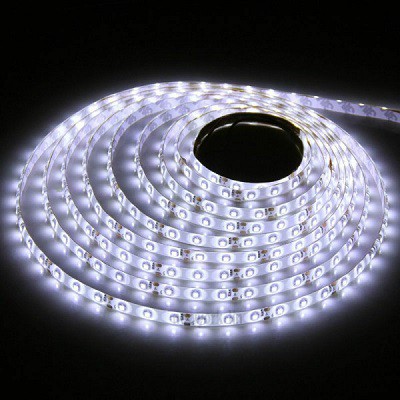 Cuộn Led dây dán 5m 5050 12v có keo đơn màu Trắng