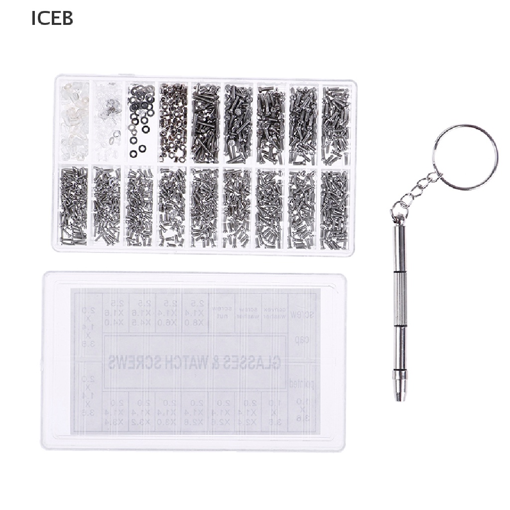 Ic 1000 Ốc Vít Nhỏ Và Tua Vít Sửa Kính Mắt Đồng Hồ Của tôi